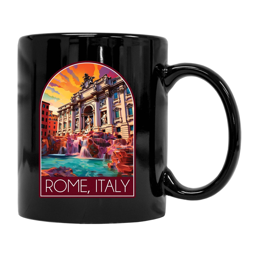 Rome Italy Design B Souvenir 12 oz Ceramic Coffee Mug Image 2