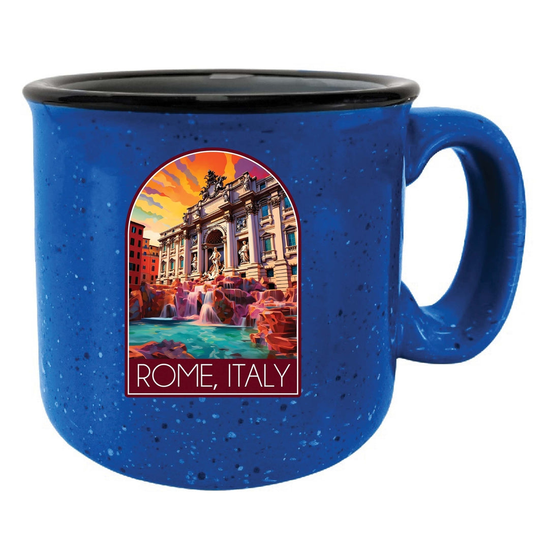 Rome Italy Design B Souvenir 16 oz Ceramic camping mug Image 2