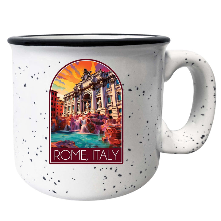 Rome Italy Design B Souvenir 16 oz Ceramic camping mug Image 4