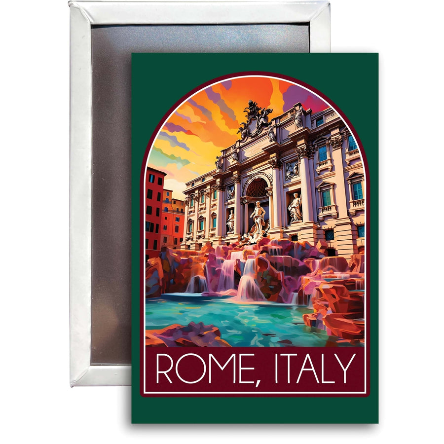 Rome Italy Design B Souvenir 2x3-Inch Fridge Magnet Image 1