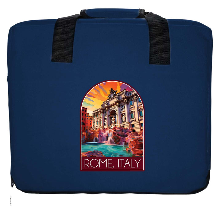 Rome Italy Design B Souvenir Destination Seat Cushion Image 2