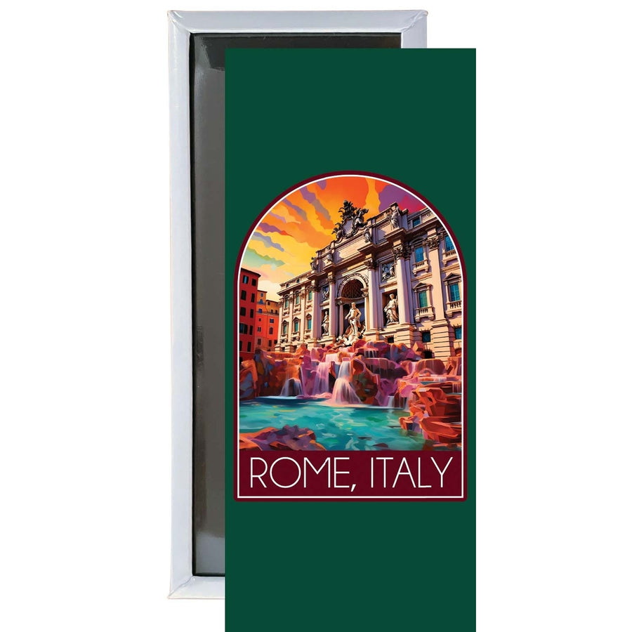 Rome Italy Design B Souvenir Fridge Magnet 4.75 x 2 Inch Image 1