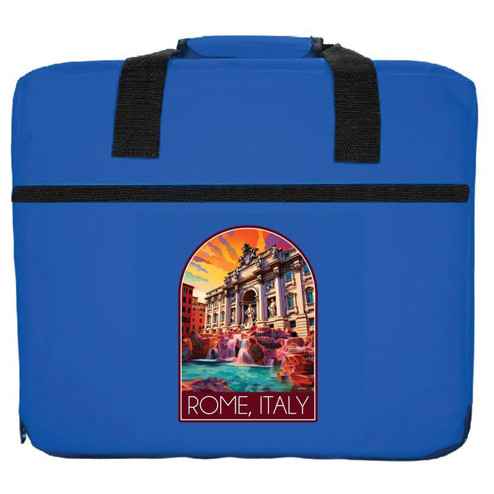 Rome Italy Design B Souvenir Destination Seat Cushion Image 4