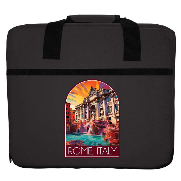 Rome Italy Design B Souvenir Destination Seat Cushion Image 6