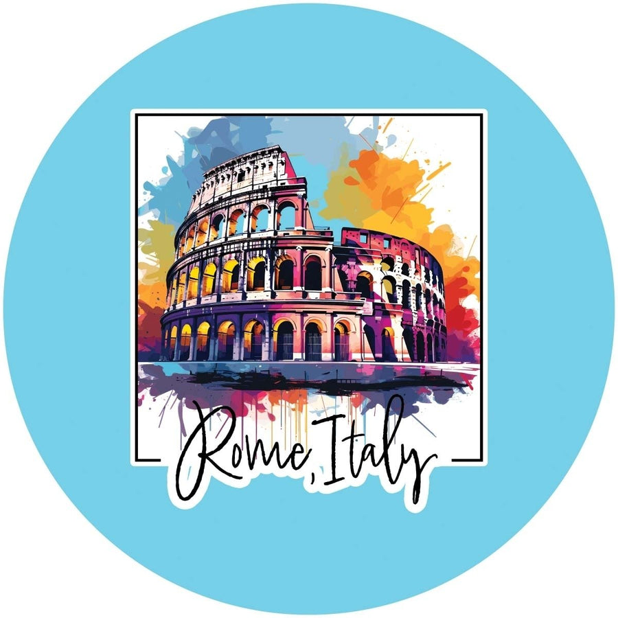 Rome Italy Design A Souvenir Coaster Paper 4 Pack Image 1