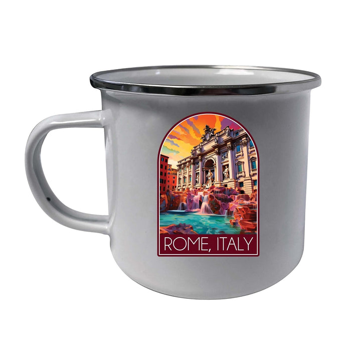 Rome Italy Design B Souvenir Tin Camper Coffee Mug Image 1