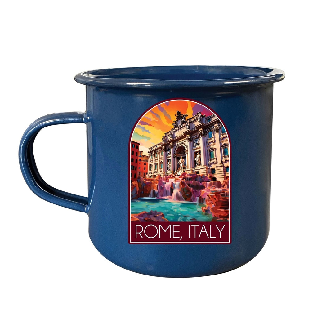 Rome Italy Design B Souvenir Tin Camper Coffee Mug Image 2