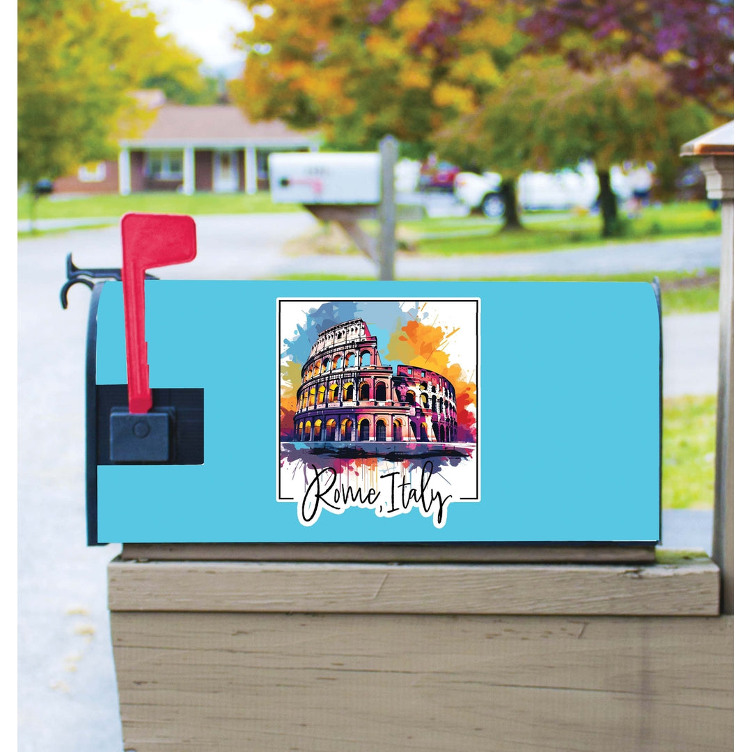 Rome Italy Design A Souvenir Magnetic Mailbox Cover Image 1