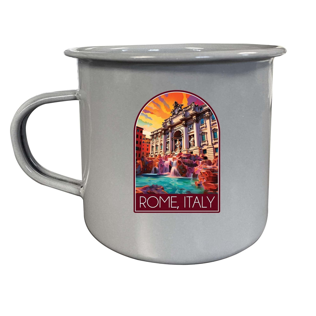 Rome Italy Design B Souvenir Tin Camper Coffee Mug Image 3