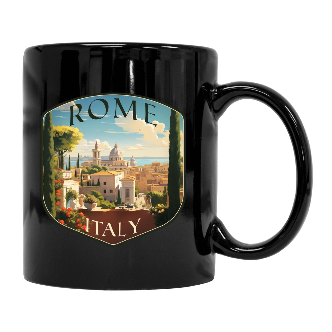 Rome Italy Design C Souvenir 12 oz Ceramic Coffee Mug Image 2