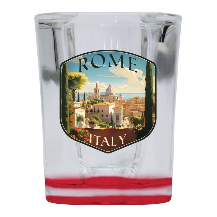 Rome Italy Design C Souvenir 2 Ounce Shot Glass Square Image 2