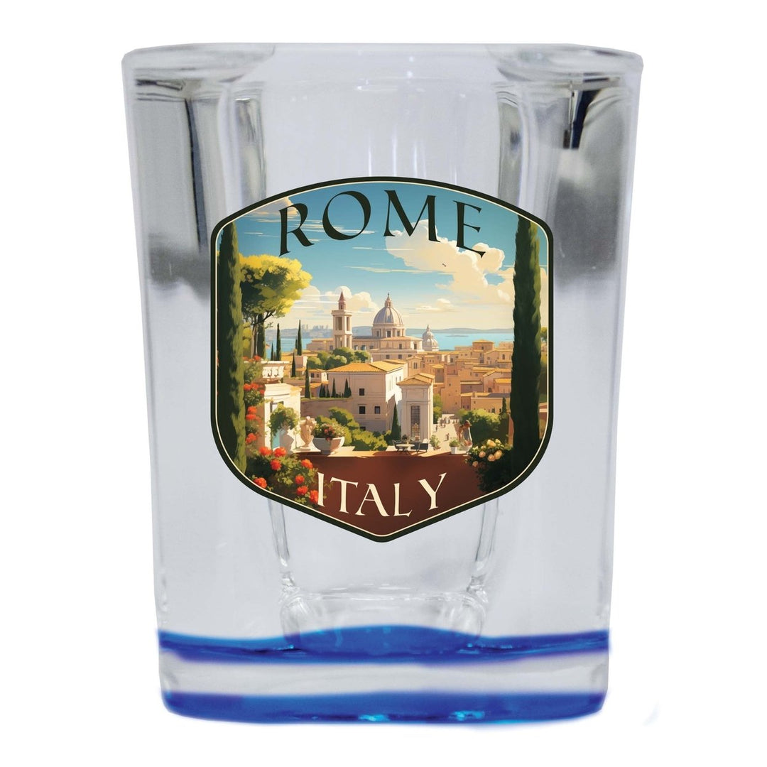 Rome Italy Design C Souvenir 2 Ounce Shot Glass Square Image 4