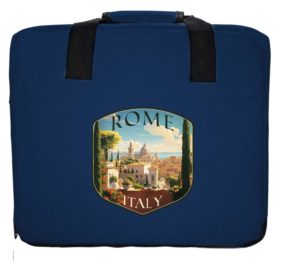 Rome Italy Design C Souvenir Destination Seat Cushion Image 1