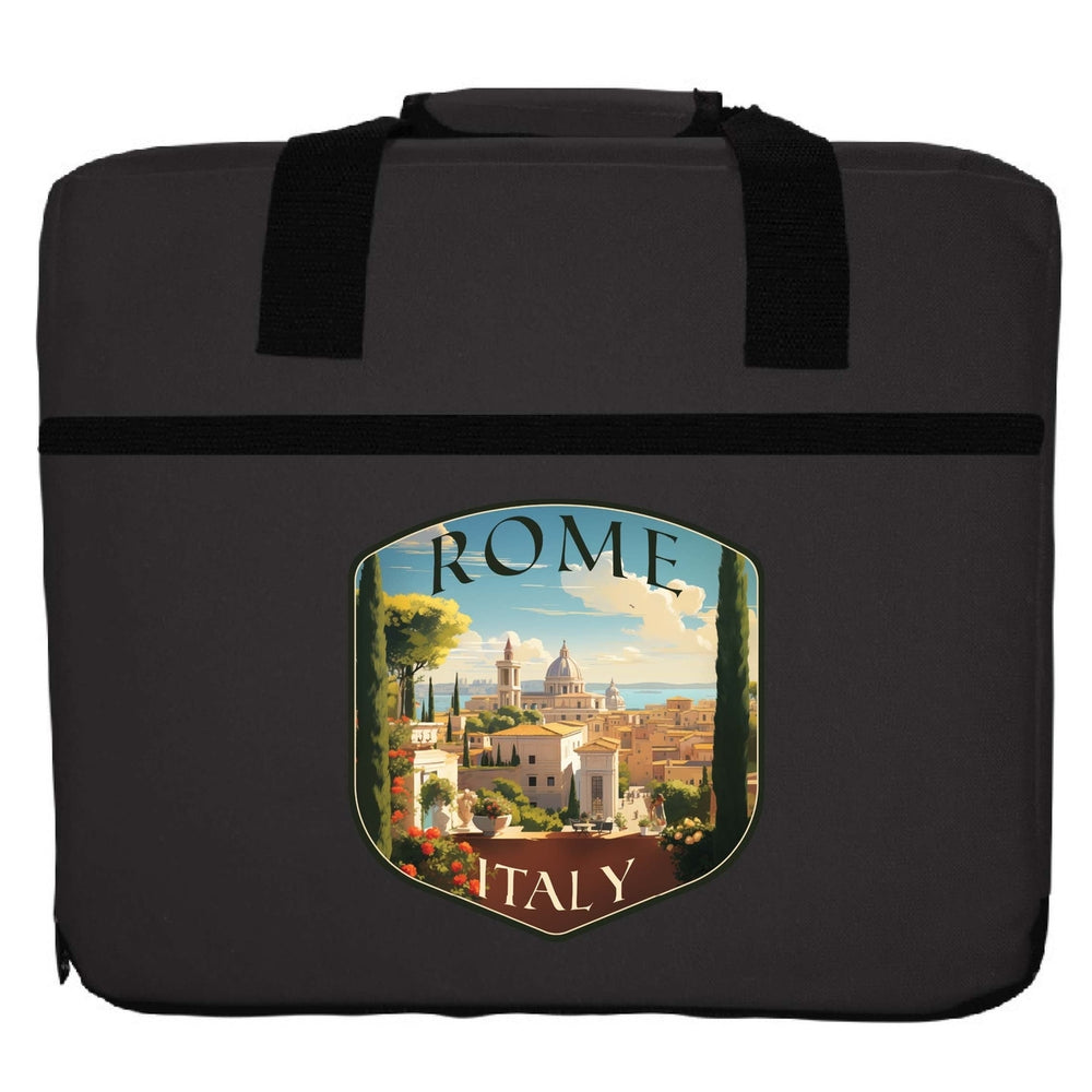 Rome Italy Design C Souvenir Destination Seat Cushion Image 2