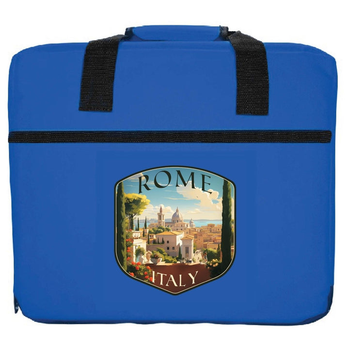 Rome Italy Design C Souvenir Destination Seat Cushion Image 1