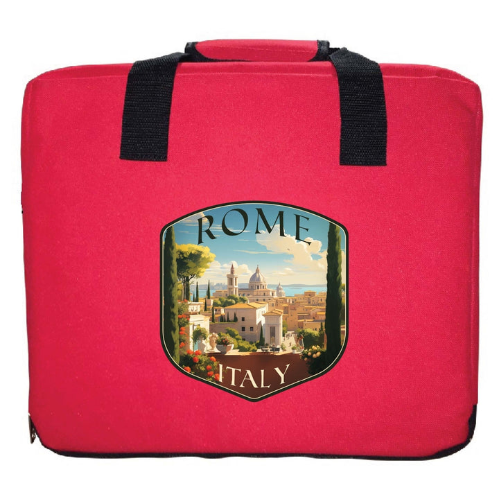 Rome Italy Design C Souvenir Destination Seat Cushion Image 4