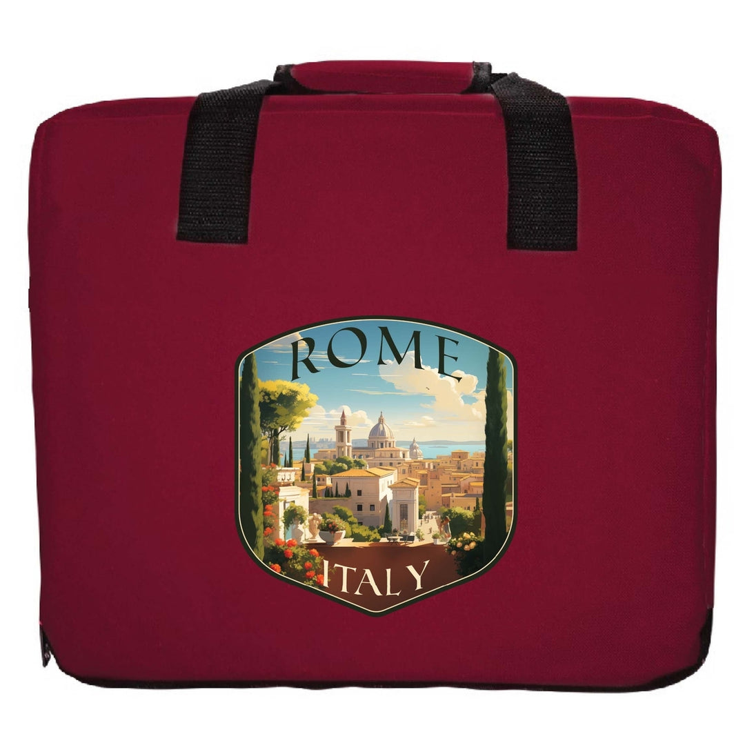 Rome Italy Design C Souvenir Destination Seat Cushion Image 6