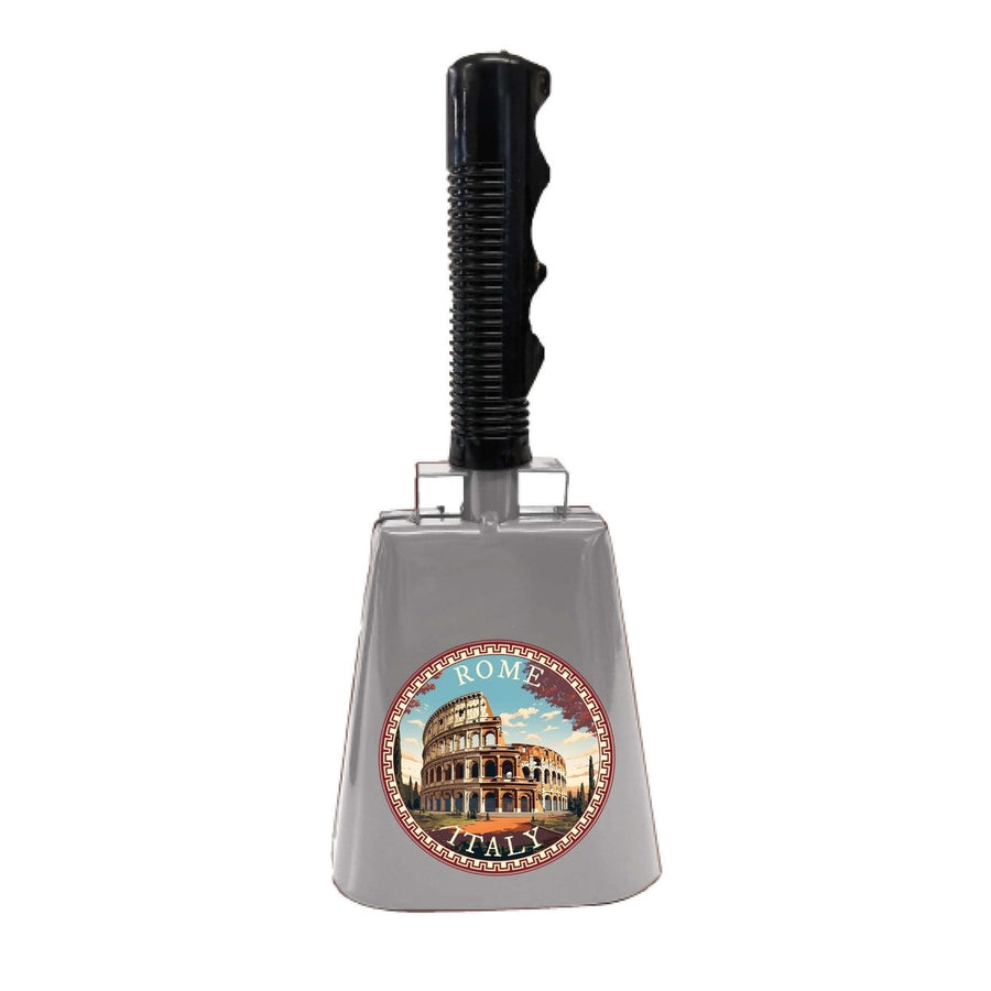 Rome Italy Design D Souvenir Destination Cowbell Image 1