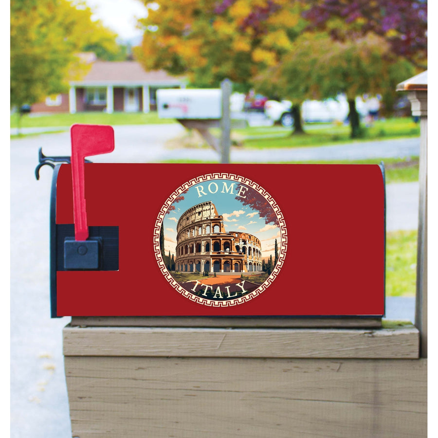 Rome Italy Design D Souvenir Magnetic Mailbox Cover Image 1