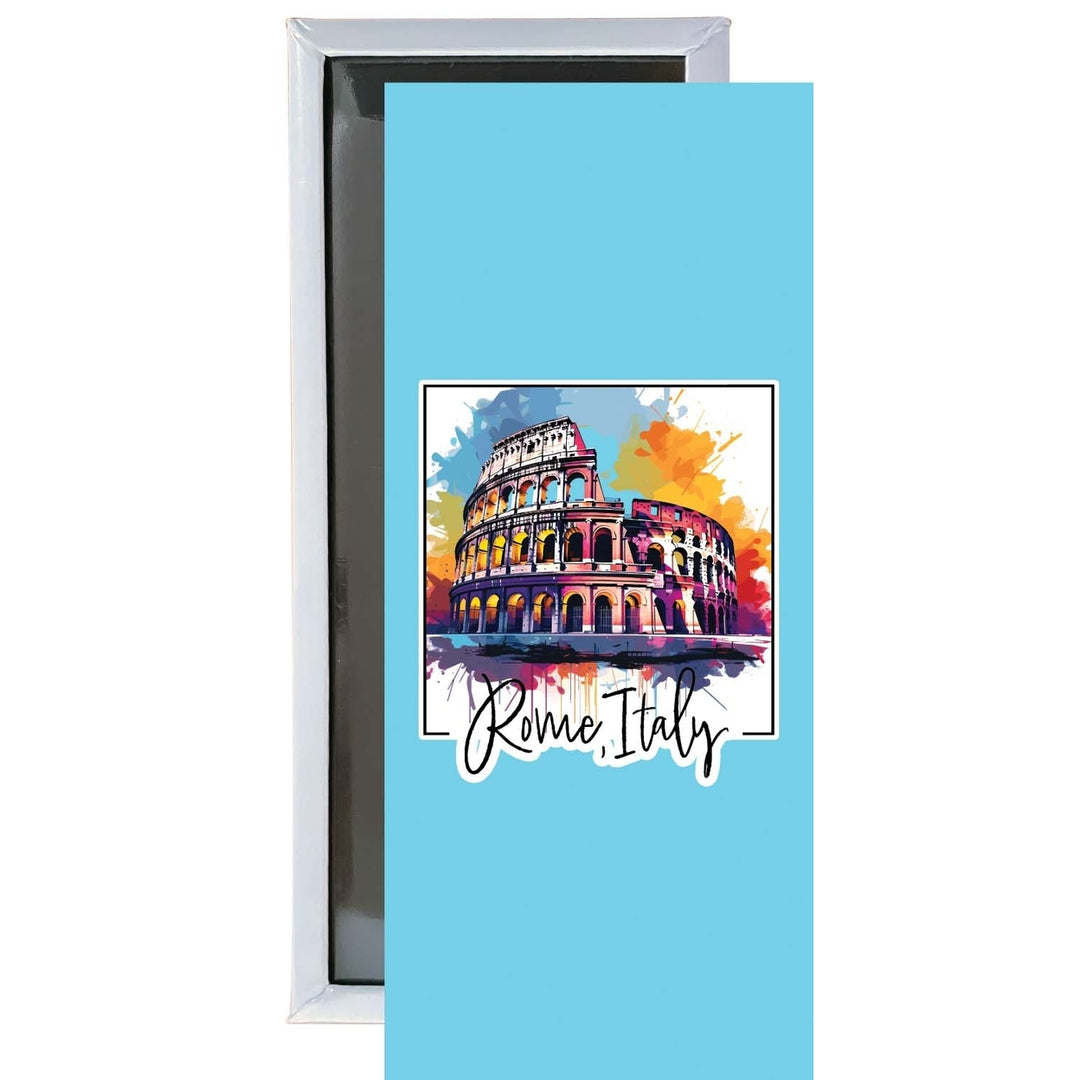 Rome Italy Design A Souvenir Fridge Magnet 4.75 x 2 Inch Image 1