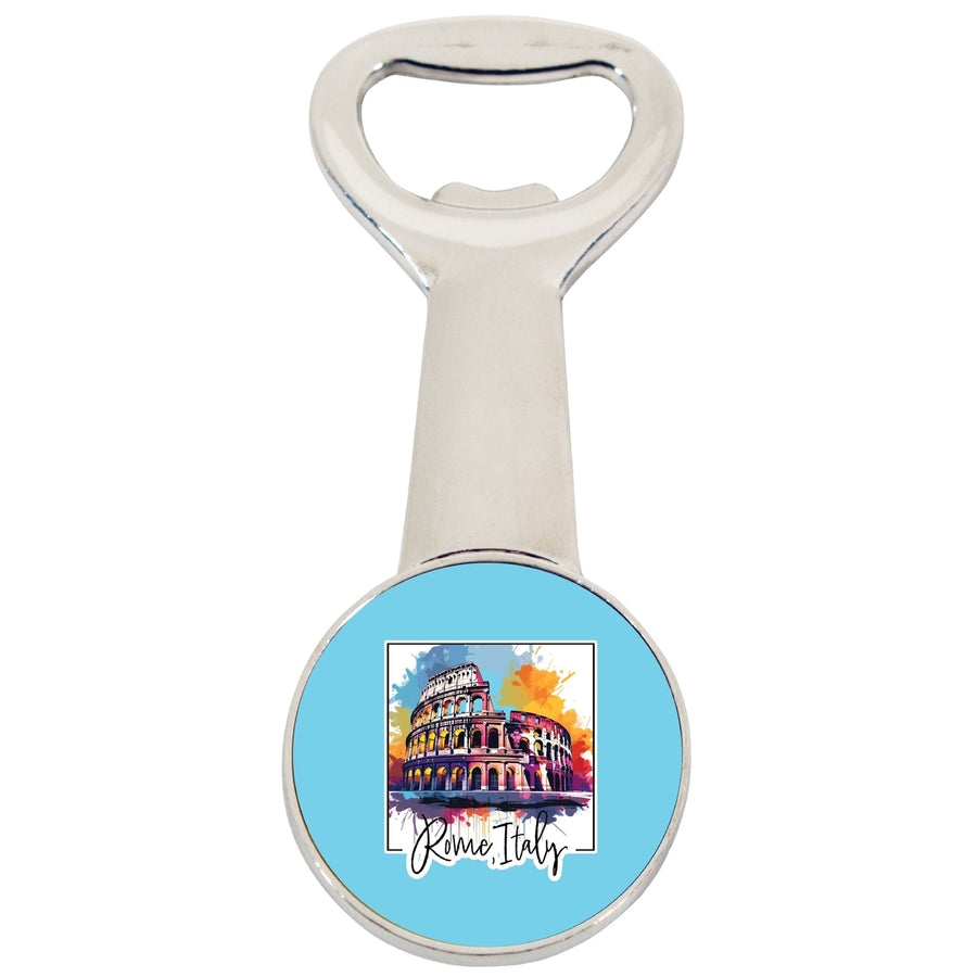 Rome Italy Design A Souvenir Magnetic Bottle Opener Image 1