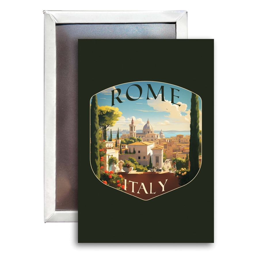 Rome Italy Design C Souvenir Refrigerator Magnet 2.5"X3.5" Image 1