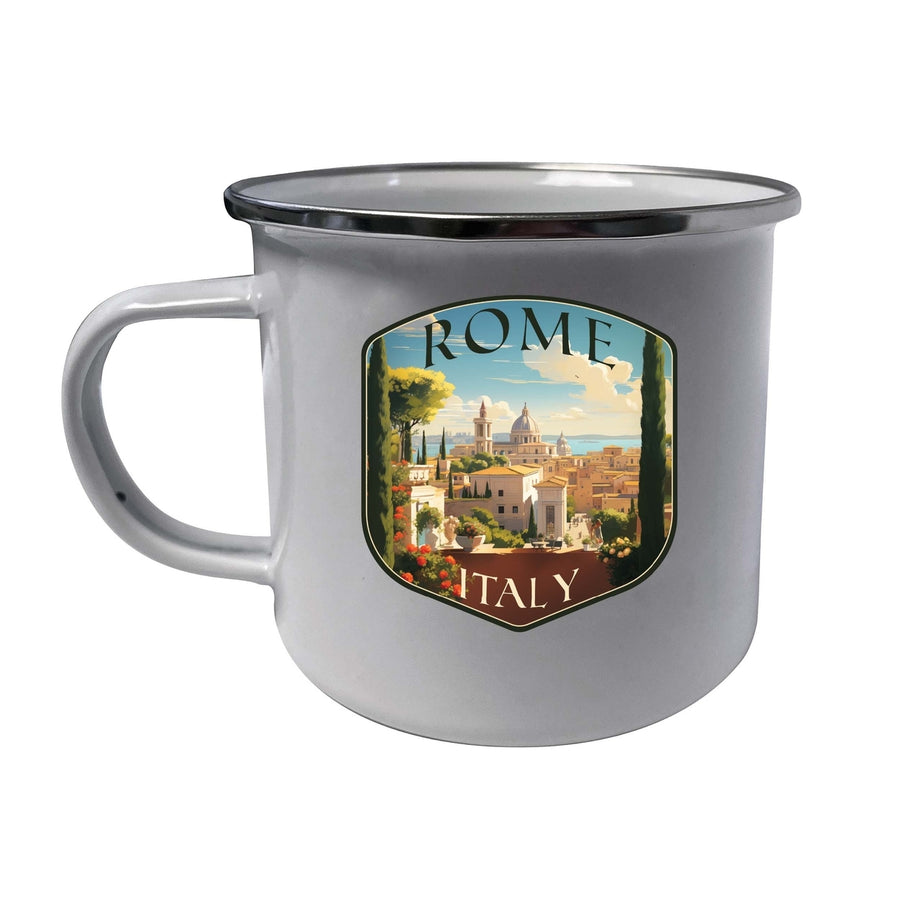 Rome Italy Design C Souvenir Tin Camper Coffee Mug Image 1