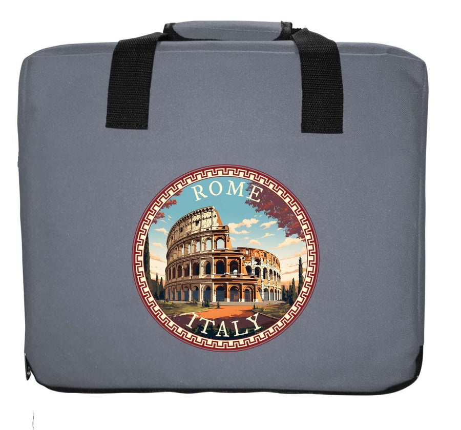 Rome Italy Design D Souvenir Destination Seat Cushion Image 1