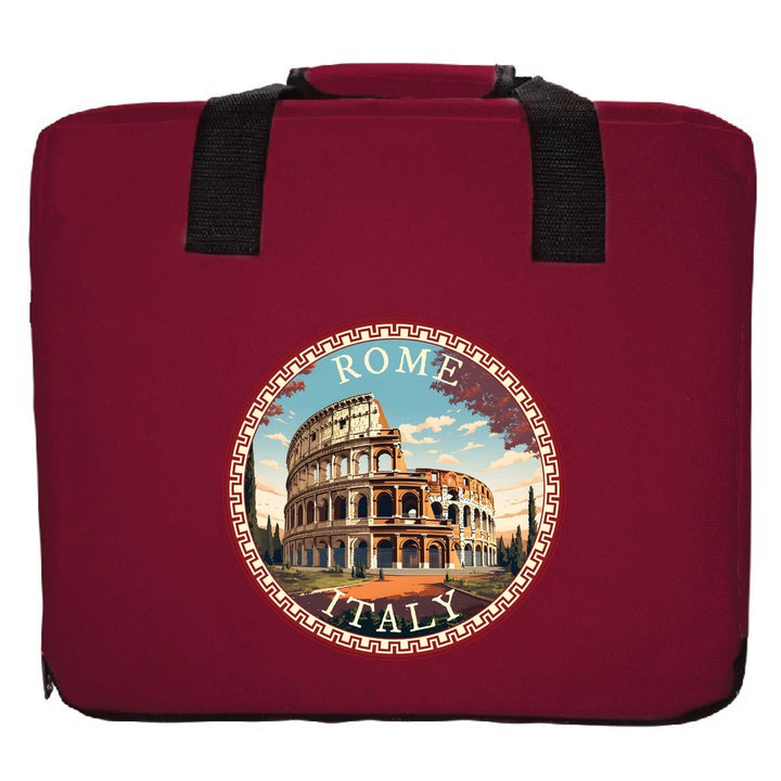 Rome Italy Design D Souvenir Destination Seat Cushion Image 2