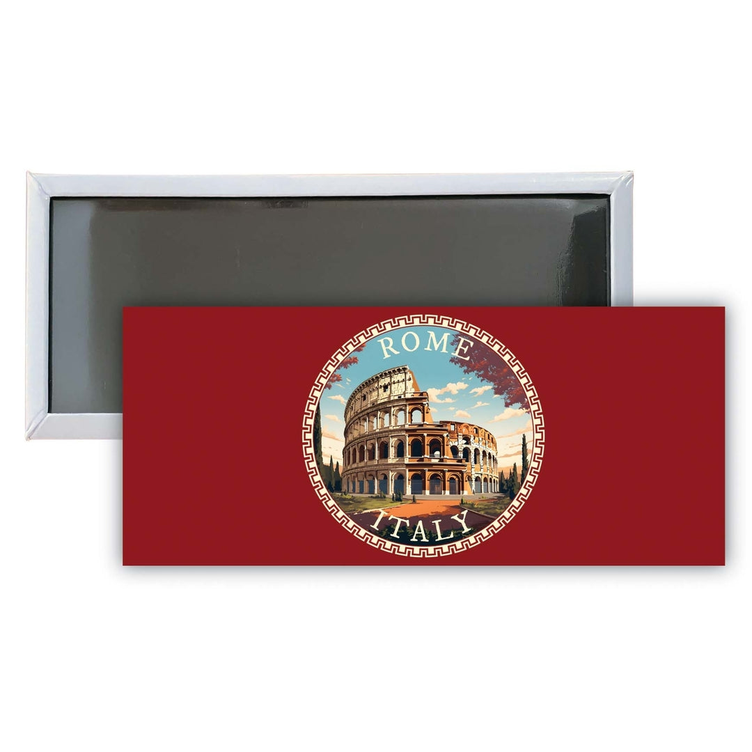 Rome Italy Design D Souvenir Fridge Magnet 4.75 x 2 Inch Image 1