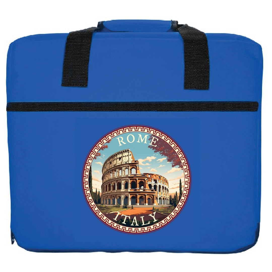 Rome Italy Design D Souvenir Destination Seat Cushion Image 1