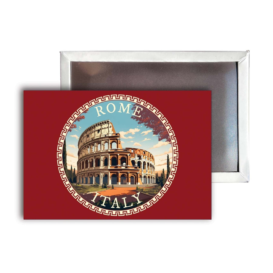 Rome Italy Design D Souvenir Refrigerator Magnet 2.5"X3.5" Image 1