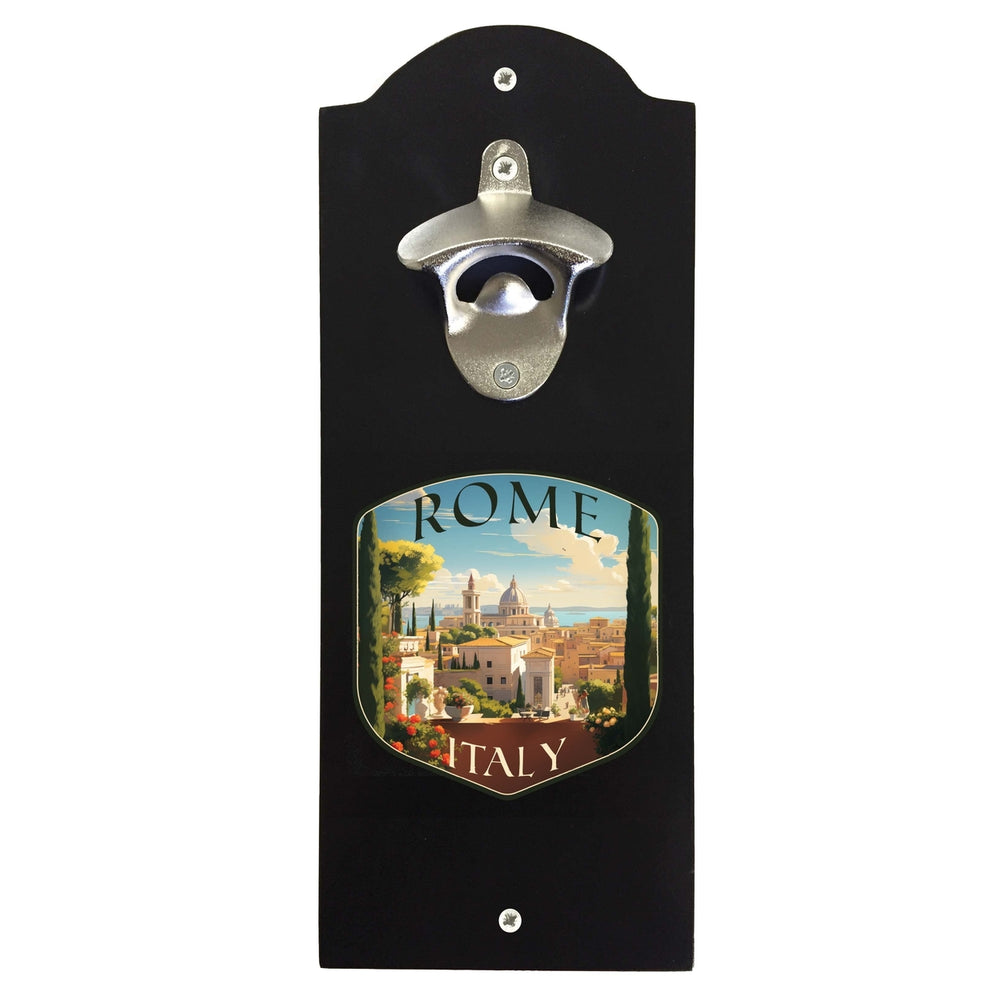 Rome Italy Design C Souvenir Wall mounted bottle opener Image 2