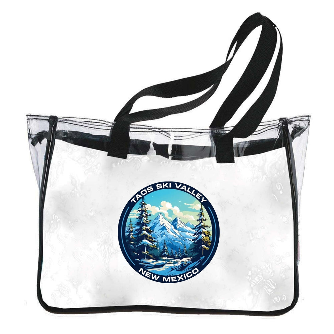 Taos Ski Valley Design A Souvenir Clear Tote Bag Image 1