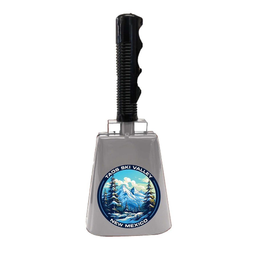 Taos Ski Valley Design A Souvenir Destination Cowbell Image 1