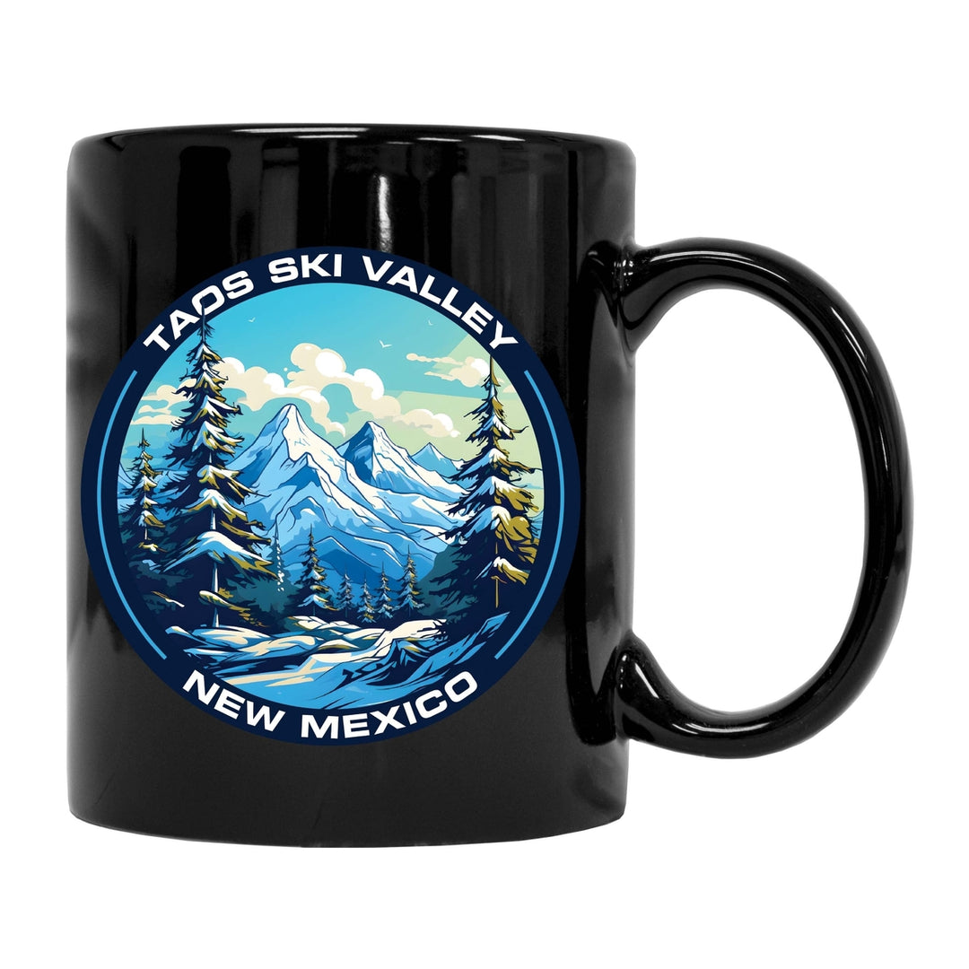 Taos Ski Valley Design A Souvenir 12 oz Ceramic Coffee Mug Image 1