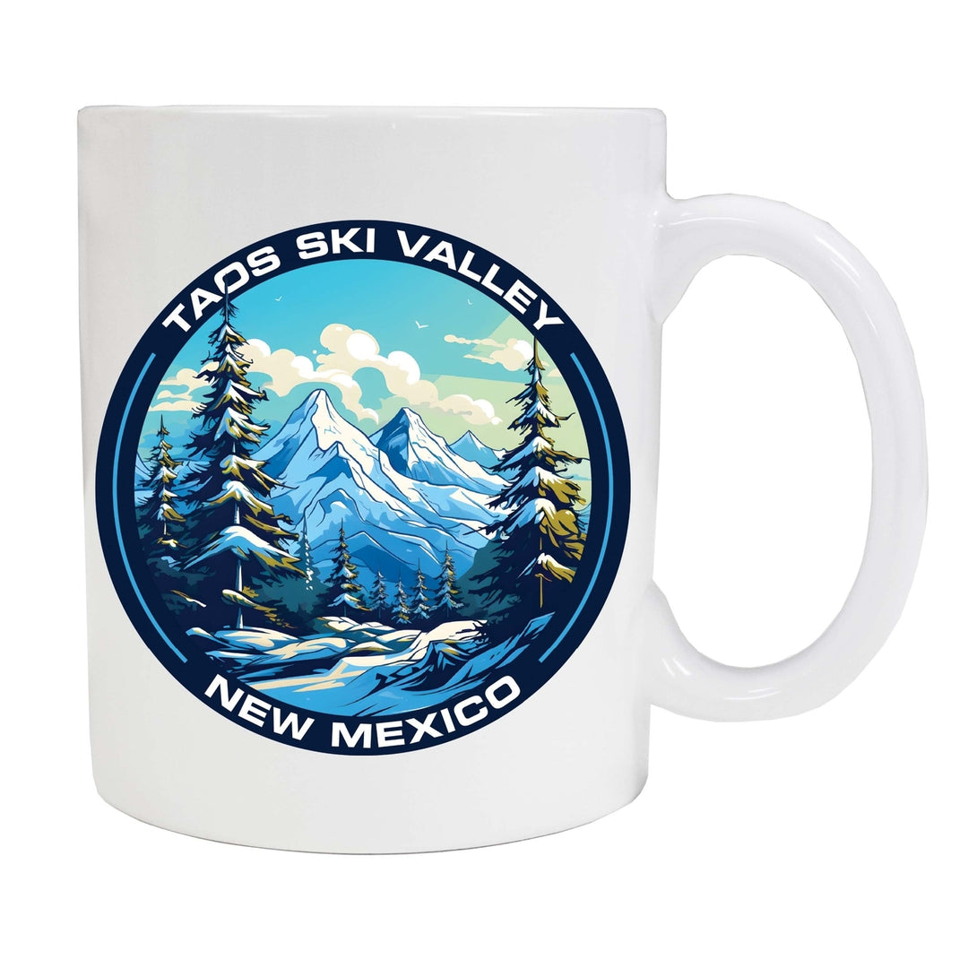 Taos Ski Valley Design A Souvenir 12 oz Ceramic Coffee Mug Image 2