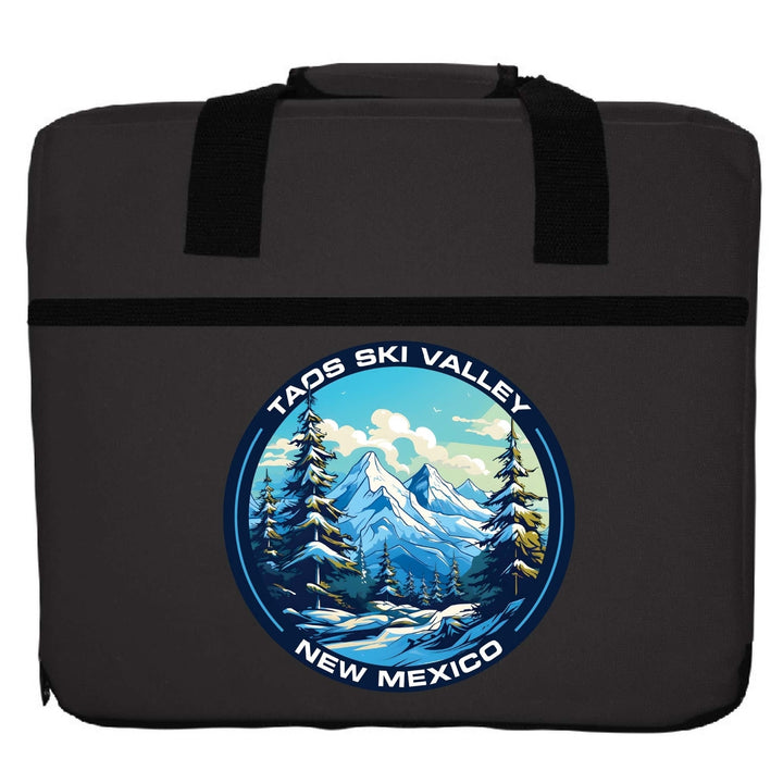 Taos Ski Valley Design A Souvenir Destination Seat Cushion Image 1