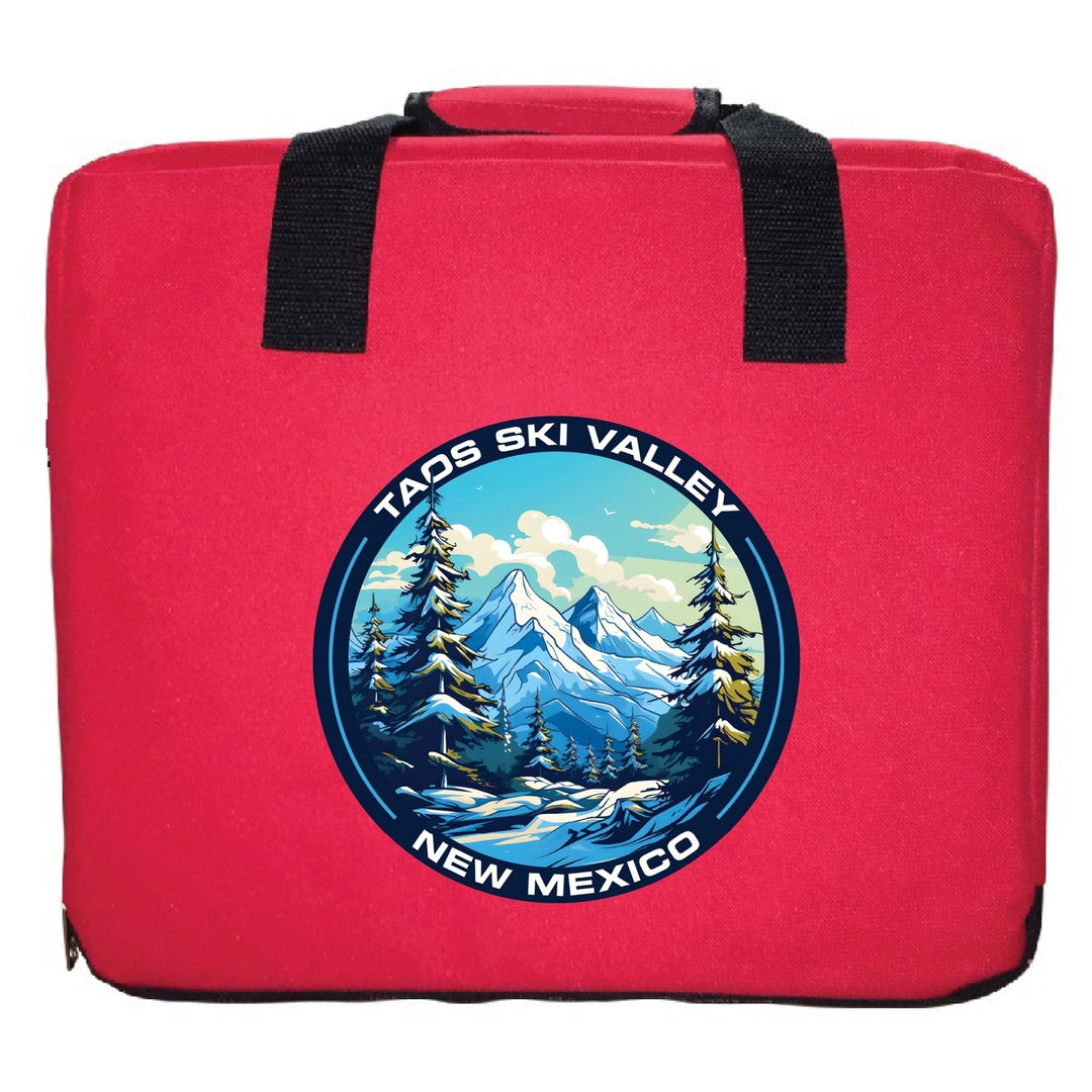 Taos Ski Valley Design A Souvenir Destination Seat Cushion Image 3