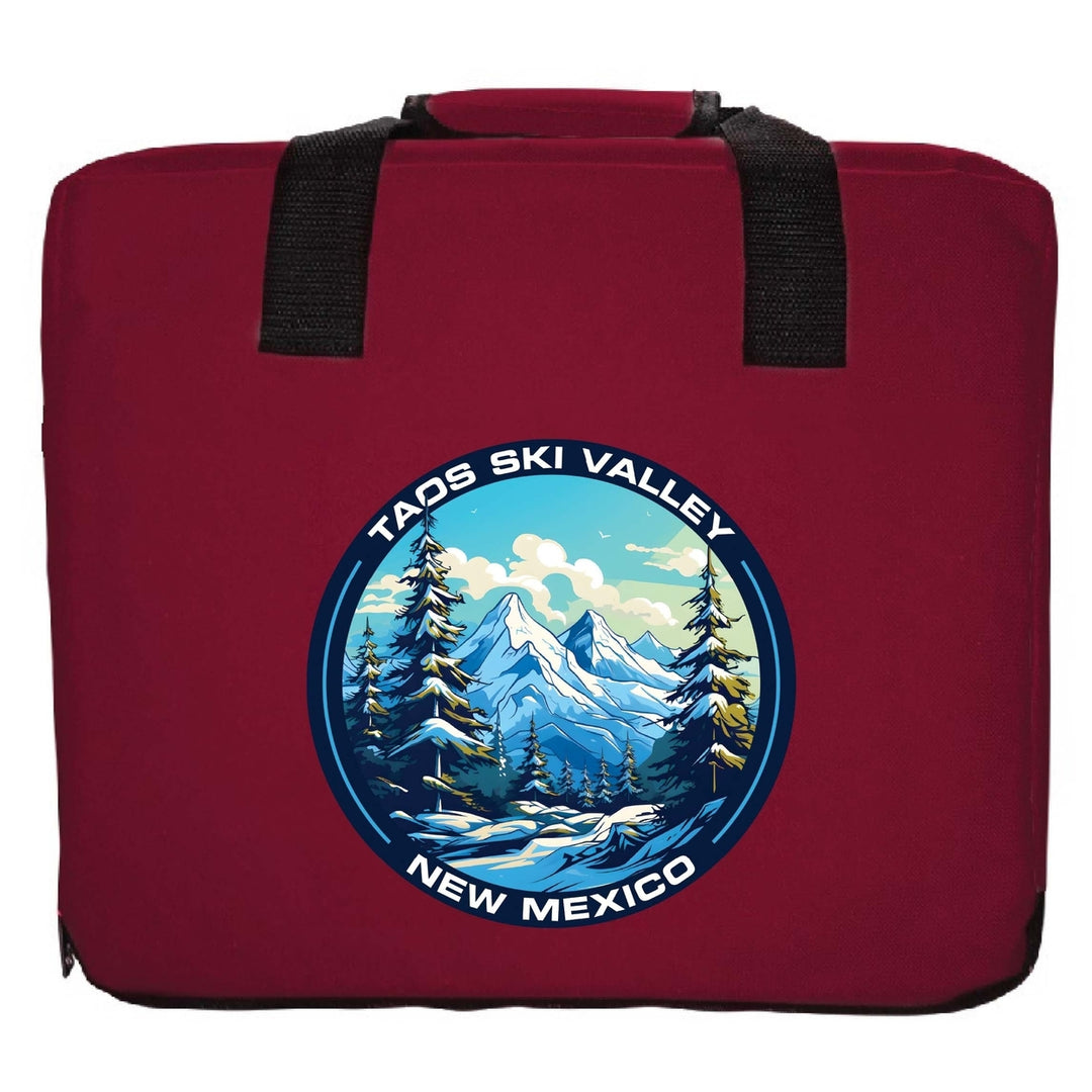 Taos Ski Valley Design A Souvenir Destination Seat Cushion Image 4