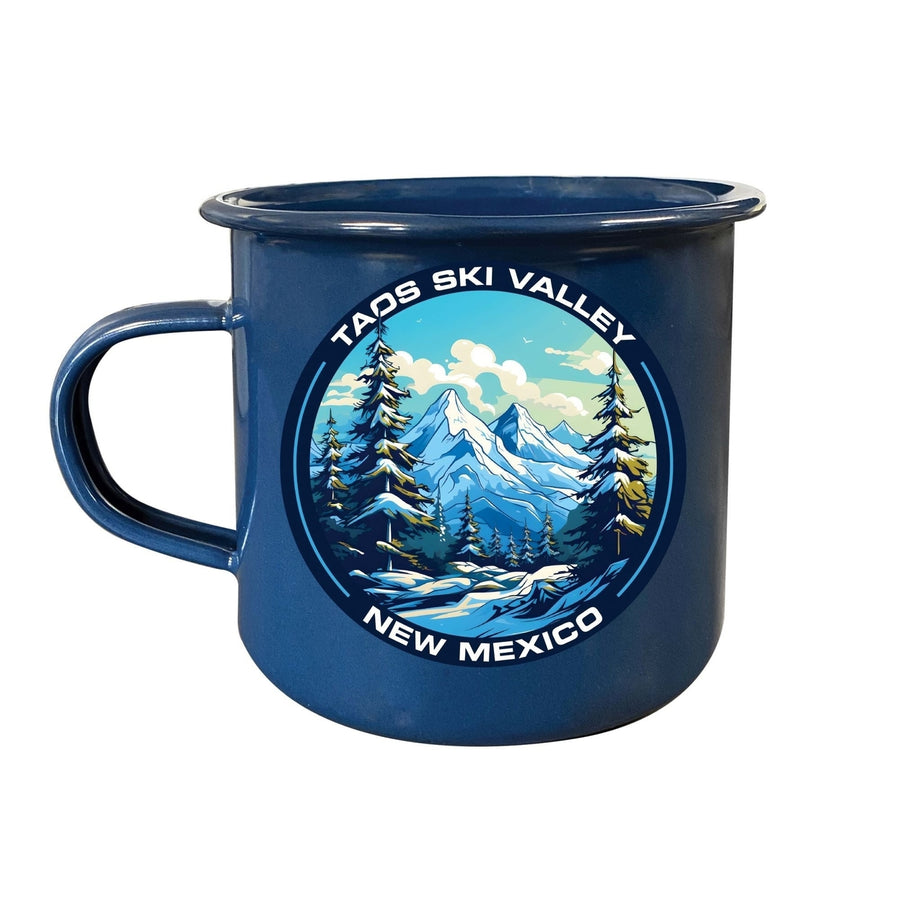 Taos Ski Valley Design A Souvenir Tin Camper Coffee Mug Image 1