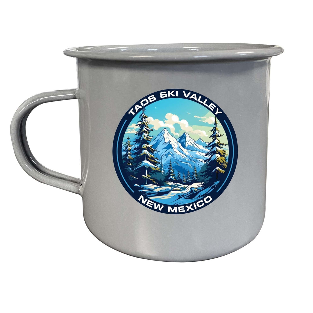 Taos Ski Valley Design A Souvenir Tin Camper Coffee Mug Image 2