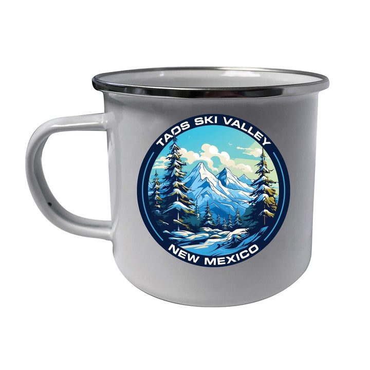 Taos Ski Valley Design A Souvenir Tin Camper Coffee Mug Image 3