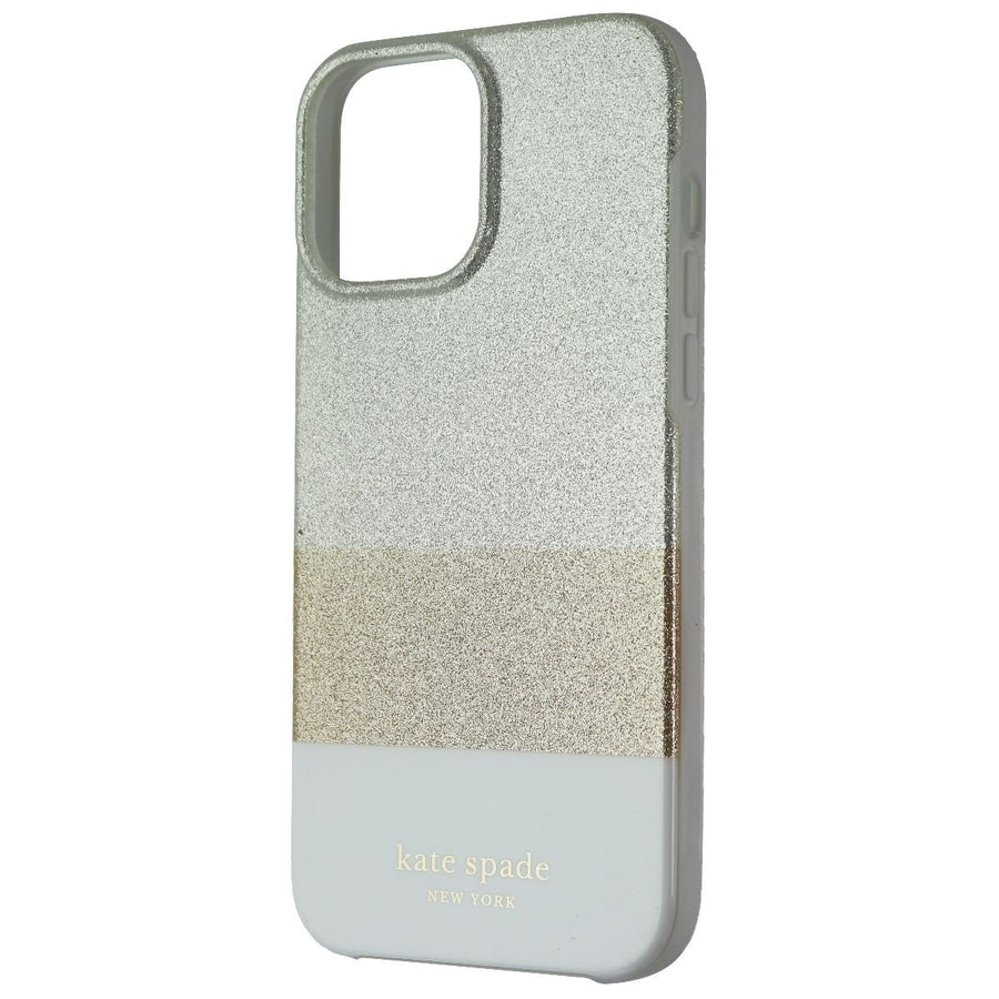 Kate Spade York Series Case for iPhone 13 Pro Max - Glitter Block White Image 1