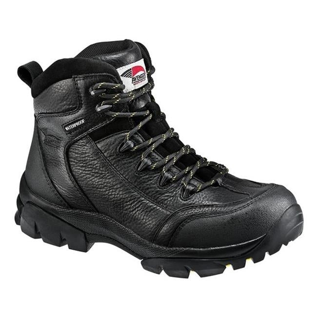 FSI FOOTWEAR SPECIALTIES INTERNATIONAL NAUTILUS Avenger Mens 6-inch Composite Toe Waterproof Work Boots Black - A7245 Image 1