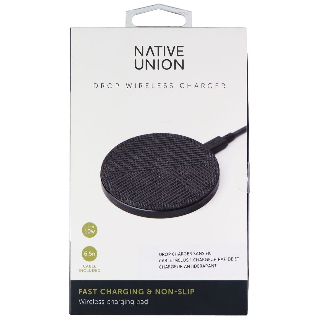 Native Union 10W Drop Wireless Charging Pad - Slate Gray - DROP-GRY-FB Image 1