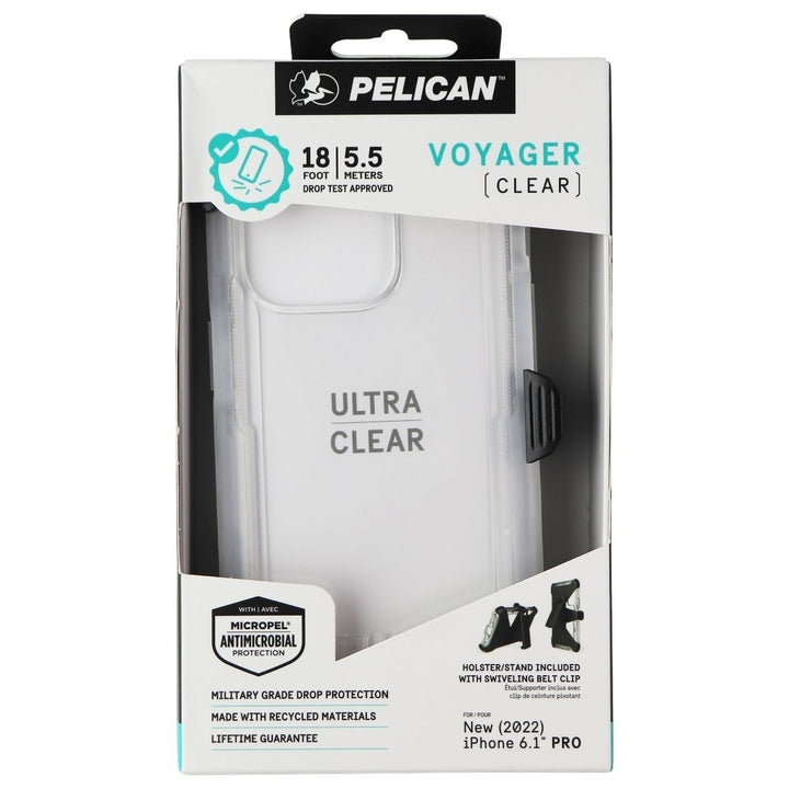 Pelican Voyager Series Case and Holster for Apple iPhone 14 Pro - Clear Image 4