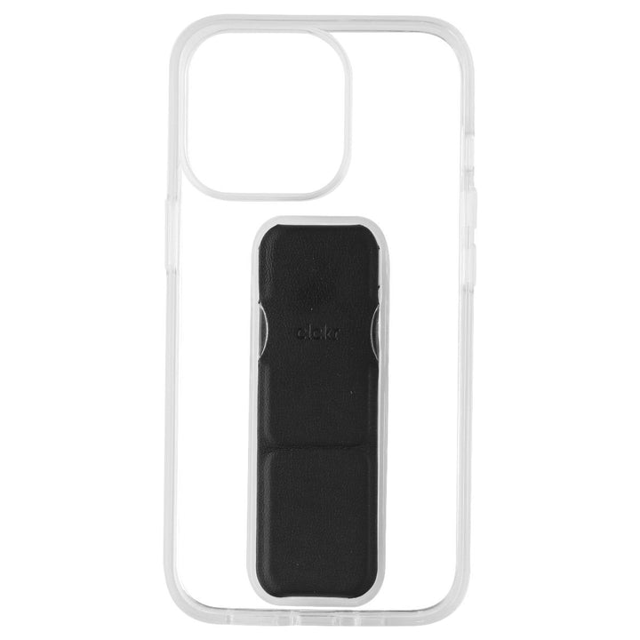 CLCKR Stand and Grip Case for iPhone 13 Pro Smartphones - Clear/Black Image 2