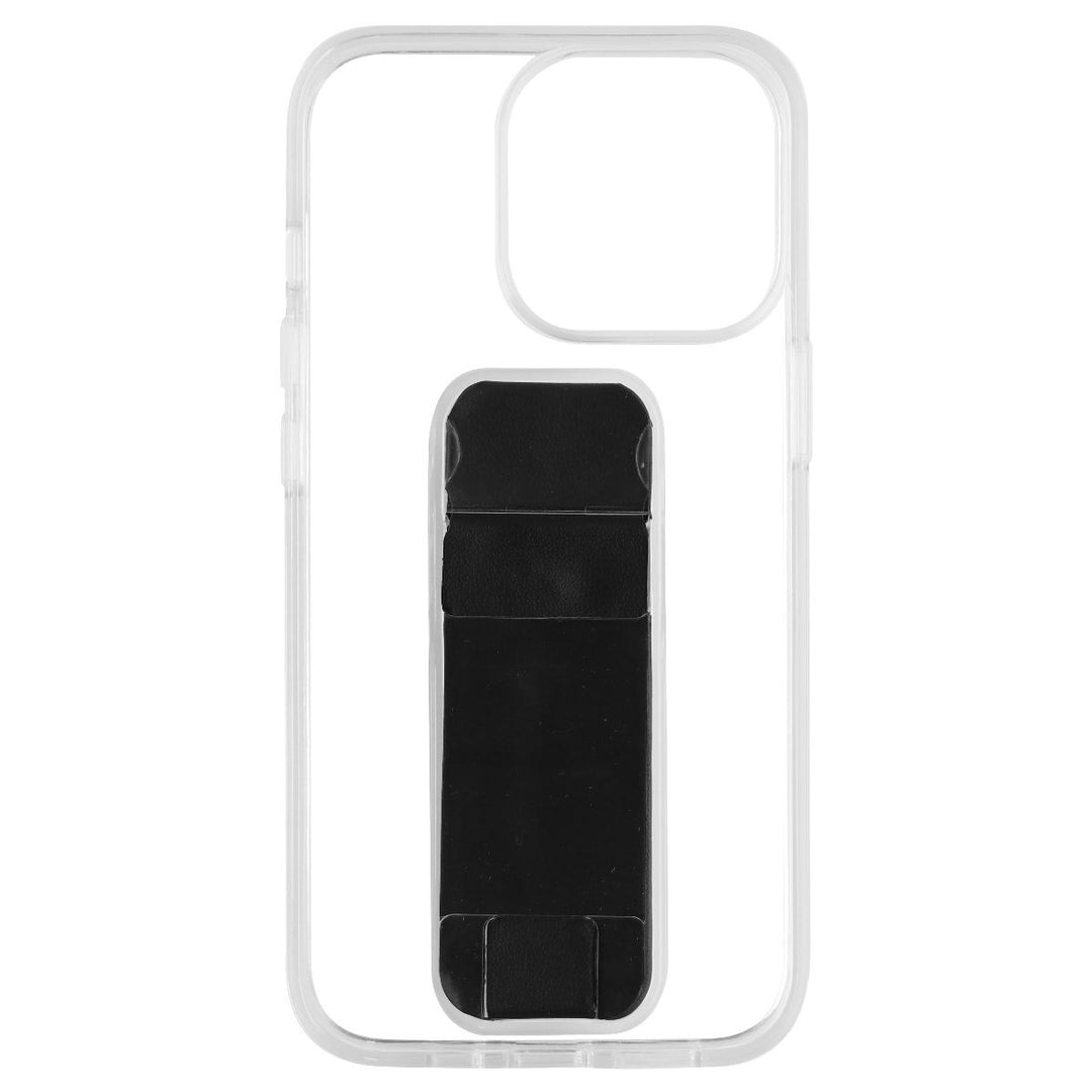 CLCKR Stand and Grip Case for iPhone 13 Pro Smartphones - Clear/Black Image 3