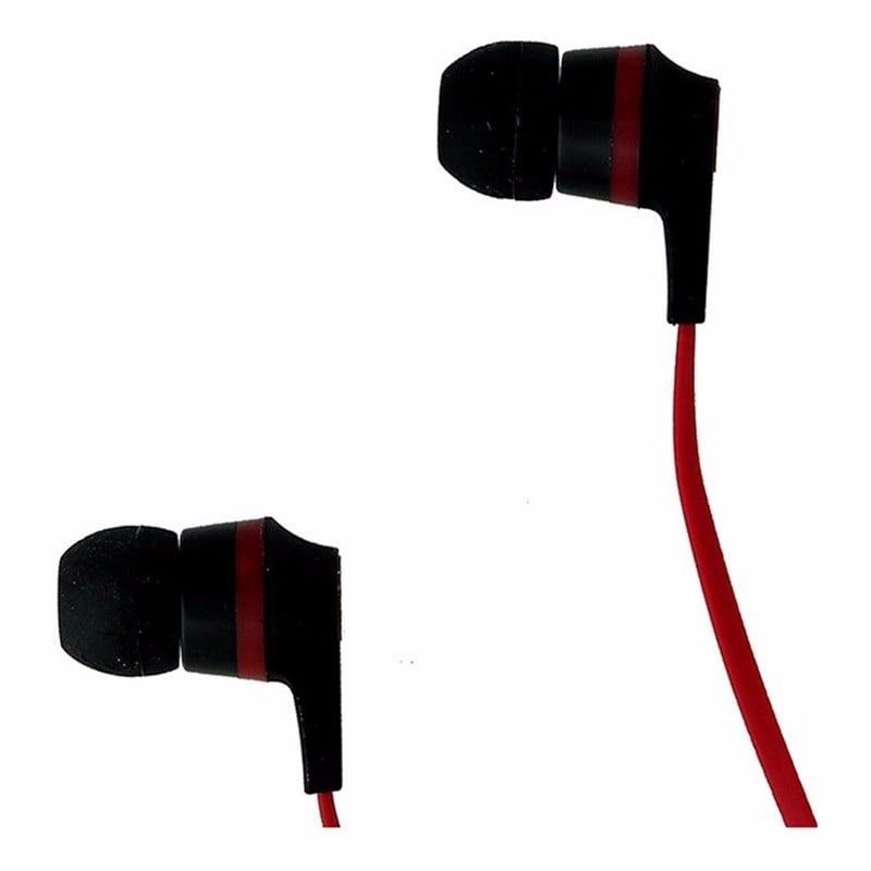 Skullcandy INKand39;D Series Supreme Sound with Mic and Remote - Red and Black Image 1